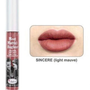 New in Box theBalm Meet Matt(e) Hughes Long Lasting Liquid Lipstick Sincere